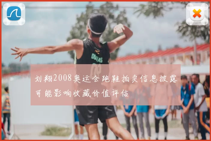 刘翔2008奥运会跑鞋拍卖信息披露可能影响收藏价值评估
